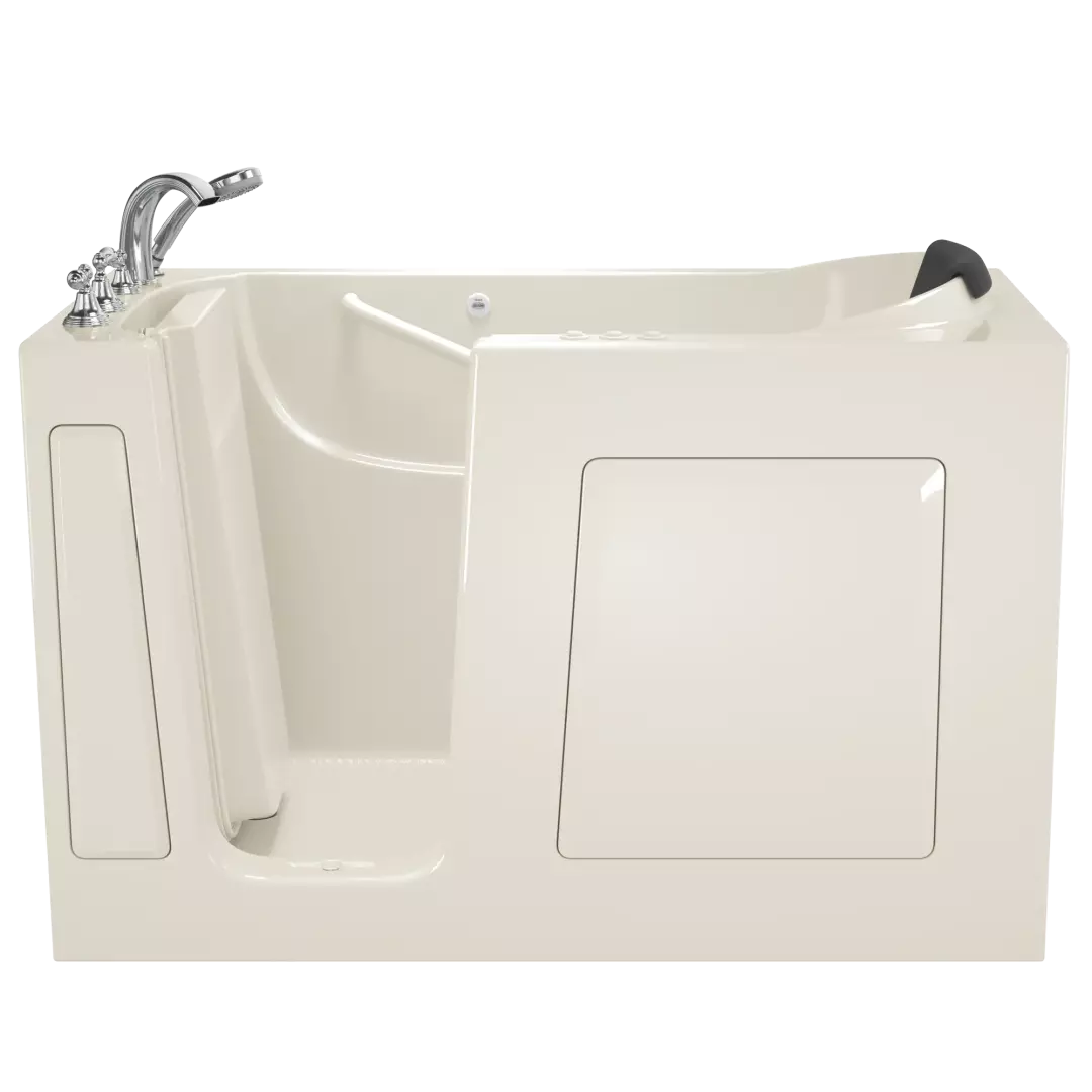 Gelcoat Premium Series 30 x 60 -Inch Walk-in Tub With Combination Air Spa and Whirlpool Systems - Left-Hand Drain With Faucet material