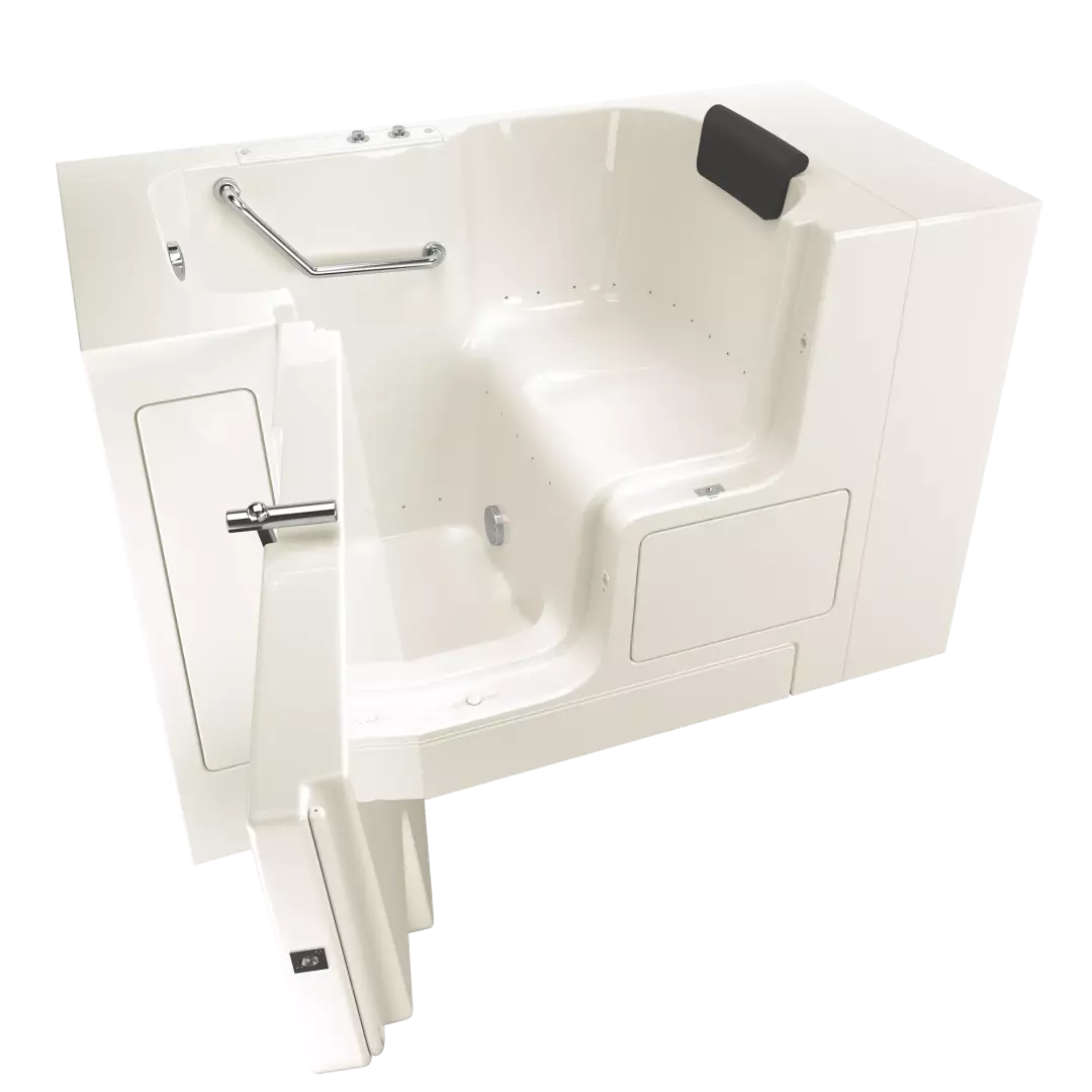 Gelcoat Premium Series 32 x 52 -Inch Walk-in Tub With Air Spa System - Left-Hand Drain material