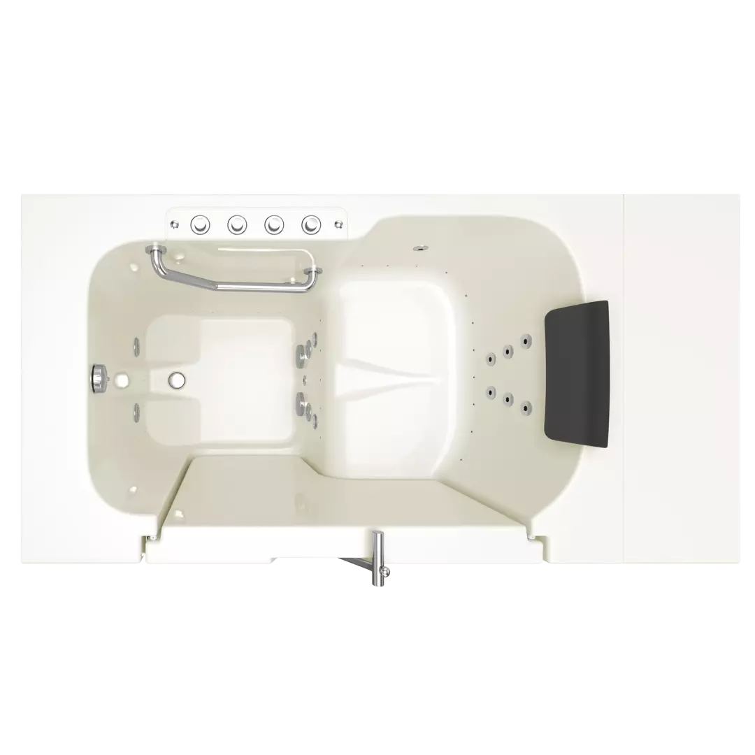 Gelcoat Premium Series 32 x 52 -Inch Walk-in Tub With Combination Air Spa and Whirlpool Systems - Left-Hand Drain material
