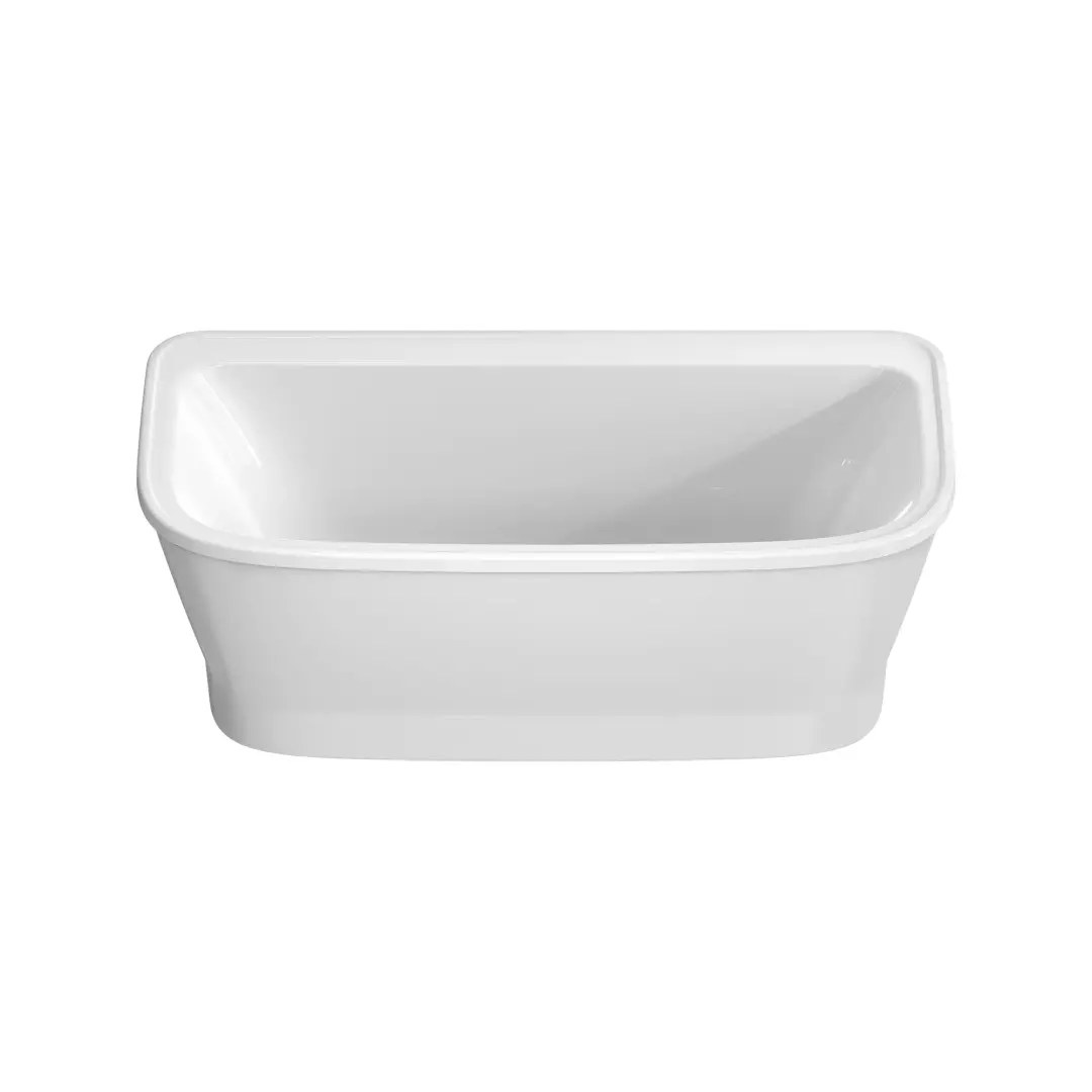 Aspirations 68 x 34-Inch Freestanding Bathtub With White Drain and Overflow material