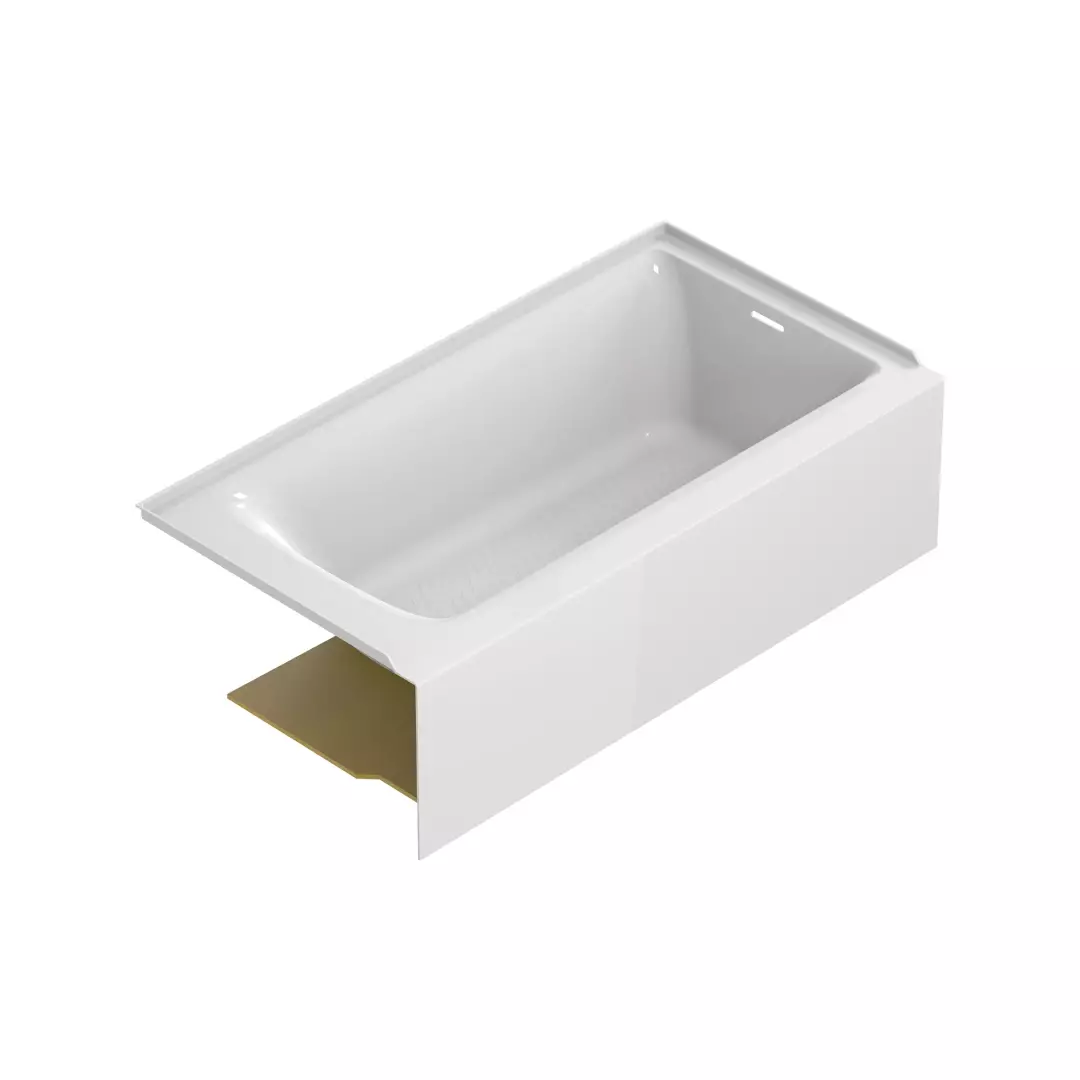 Aspirations 60 x 32-Inch Integral Apron Bathtub With Right-Hand Drain material