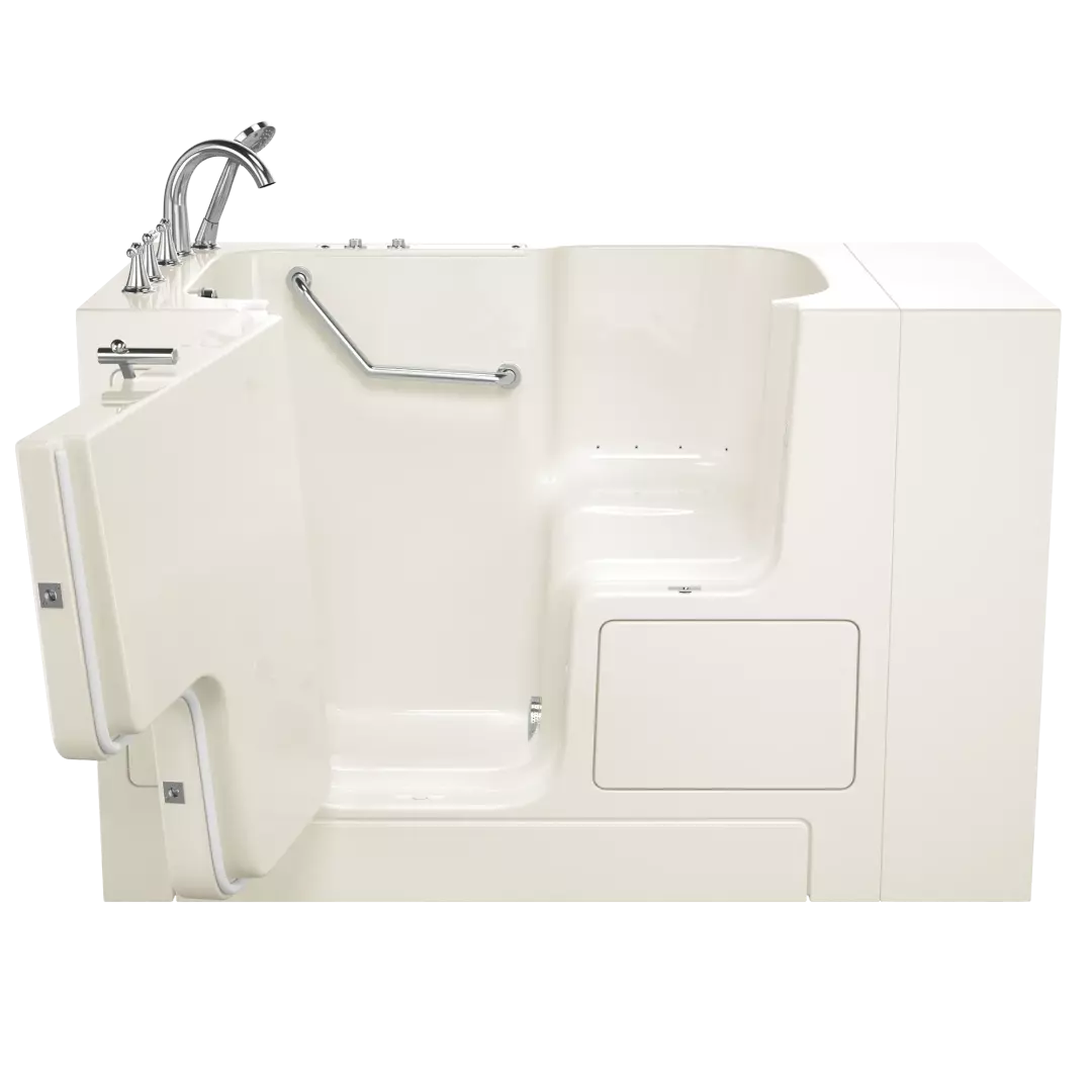 Gelcoat Premium Series 32 in. x 52 in. Outward Opening Door Walk-In Bathtub with Air Spa system material