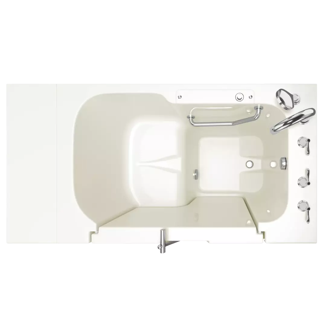 Gelcoat Premium Series 32 in. x 52 in. Outward Opening Door Walk-In Bathtub material