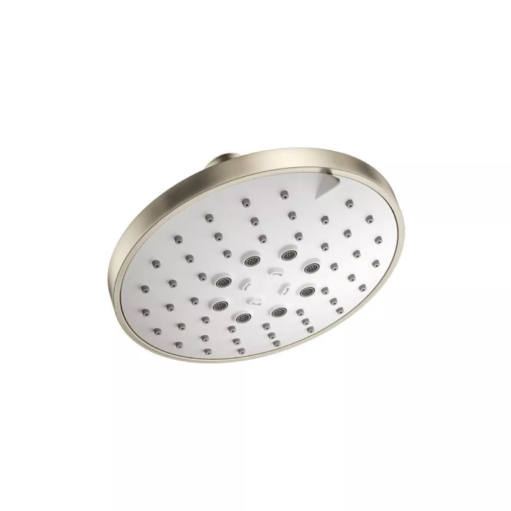 Brushed Nickel PVD 3-Function ABS Showerhead material