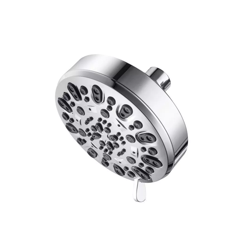 Chrome 6-Function ABS Showerhead material