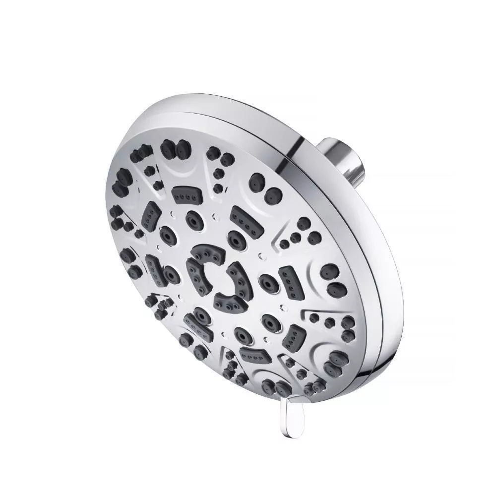 Chrome 6-Function ABS Shower Head material