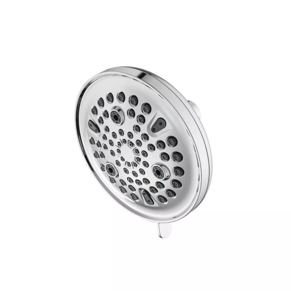 Chrome 6-Function ABS Shower Head material