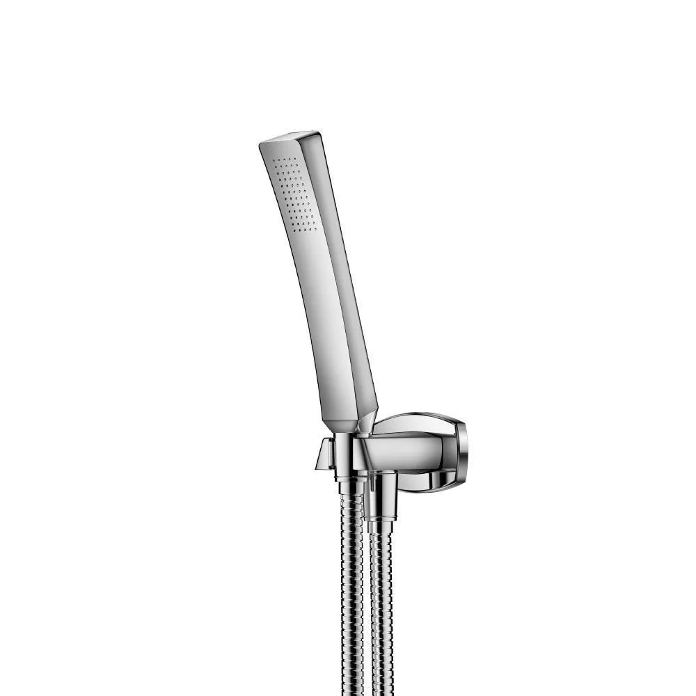 Chrome Hand Shower Set With Wall Elbow, Holder and Hose material