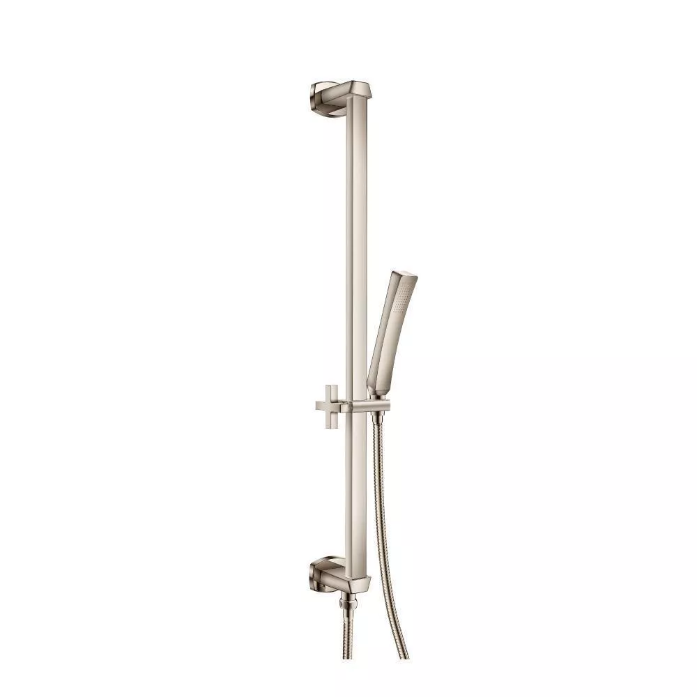 Polished Nickel PVD Hand Shower Set with Slide Bar, Integrated Elbow & Hose material