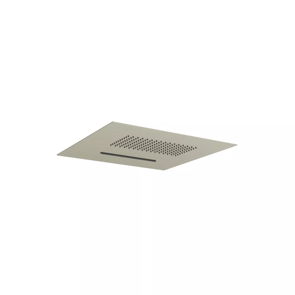Light Verde 15" Stainless Steel Flush Mount Rainhead With Cascade Waterfall material