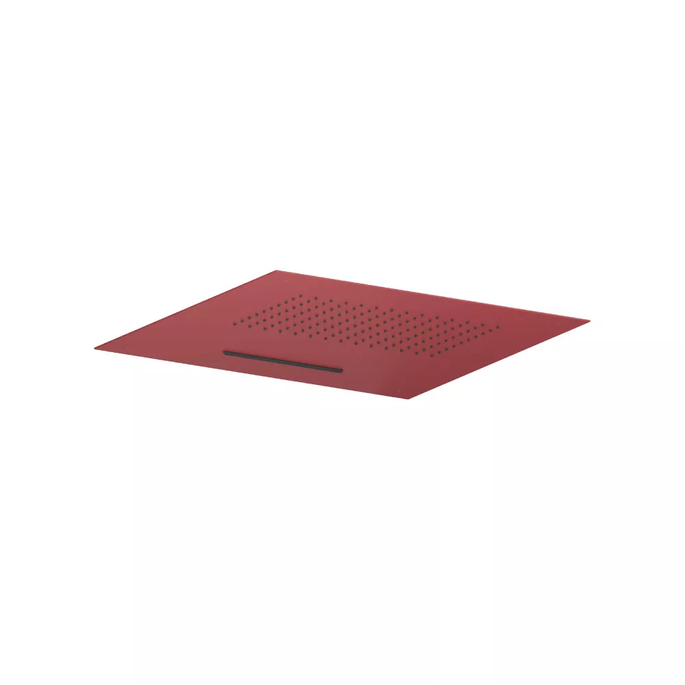 Crimson 20" Stainless Steel Flush Mount Rainhead With Cascade Waterfall material