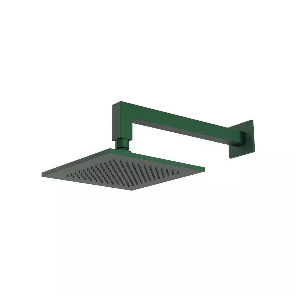 Leaf Green 8" Solid Brass Showerhead / Rainhead With 12" Wall Mount Shower Arm material