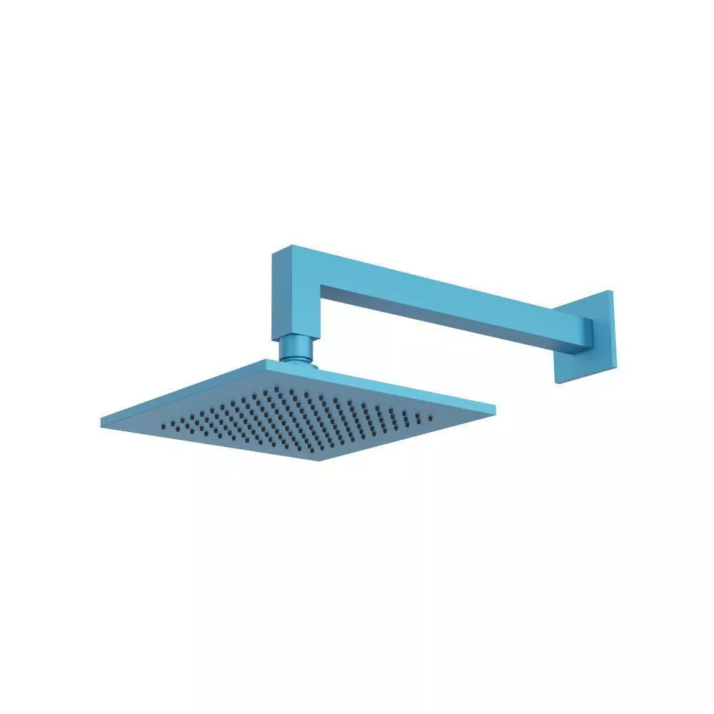 Sky Blue 8" Solid Brass Showerhead / Rainhead With 12" Wall Mount Shower Arm material