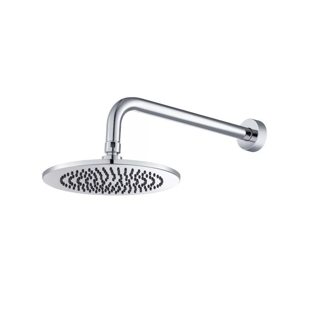 Chrome 8" Solid Brass Showerhead / Rainhead With 12" Wall Mount Shower Arm material