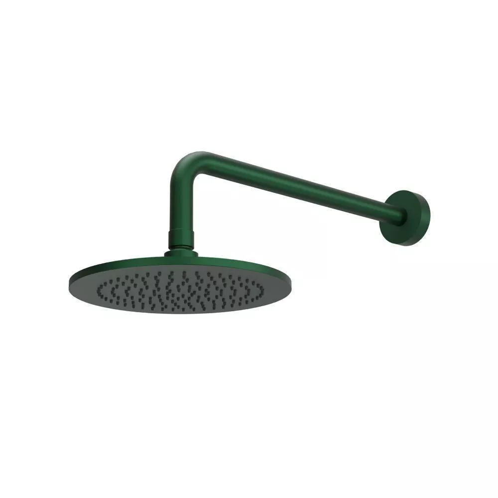 Leaf Green 8" Solid Brass Showerhead / Rainhead With 12" Wall Mount Shower Arm material