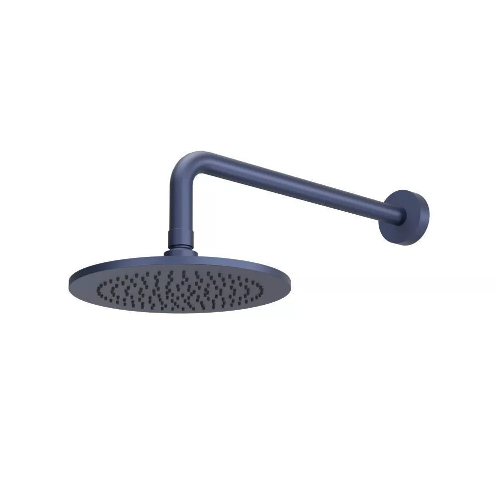 Navy Blue 8" Solid Brass Showerhead / Rainhead With 12" Wall Mount Shower Arm material