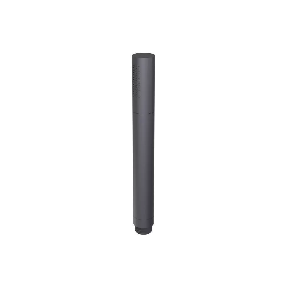 Dark Grey Single Function Hand Held Shower Head material