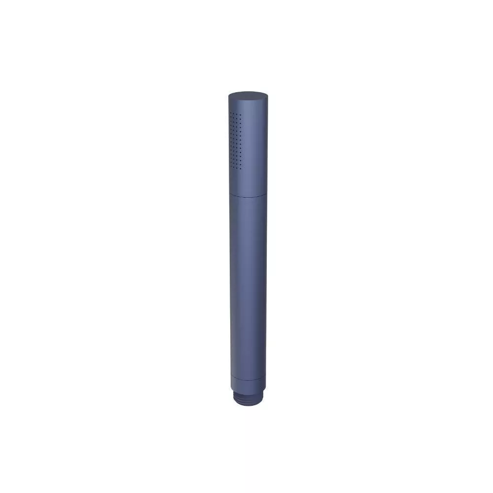 Navy Blue Single Function Hand Held Shower Head material