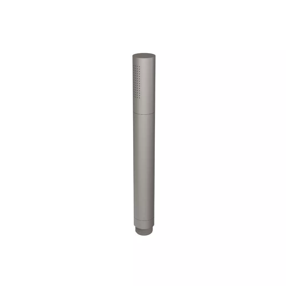 Steel Grey Single Function Hand Held Shower Head material