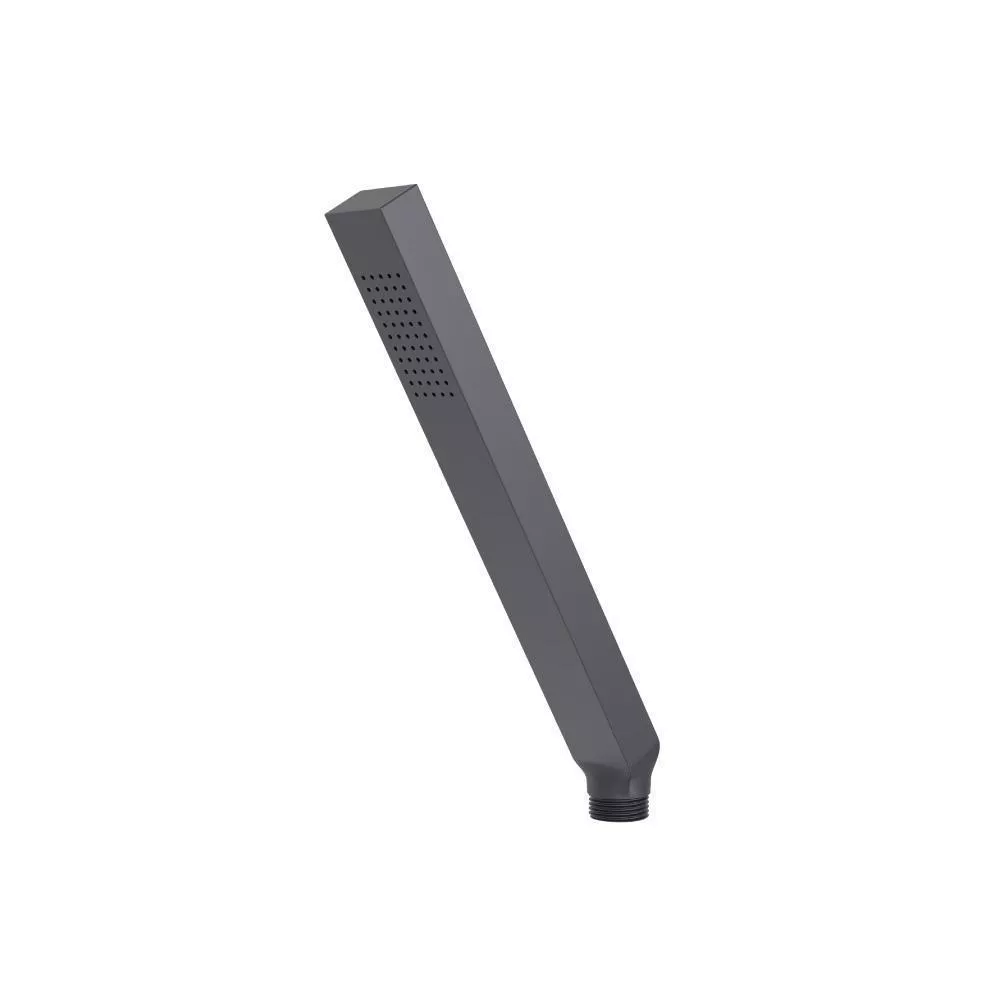 Dark Grey Single Function Hand Held Shower Head material