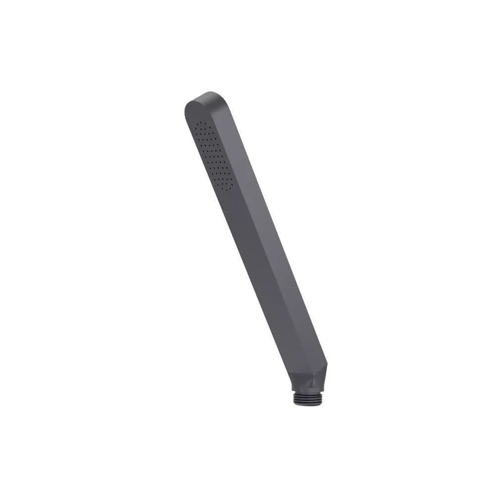 Dark Grey Single Function Hand Held Shower Head material