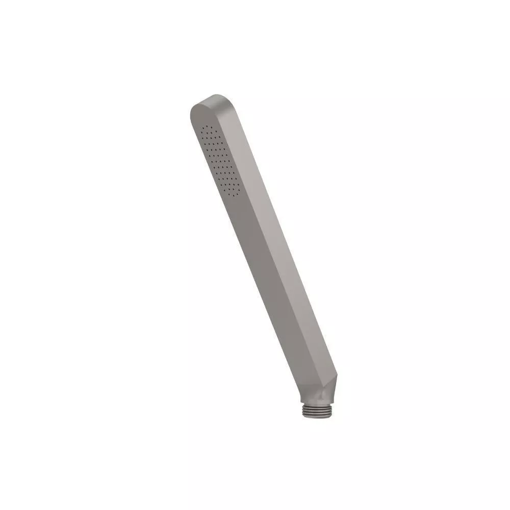 Steel Grey Single Function Hand Held Shower Head material