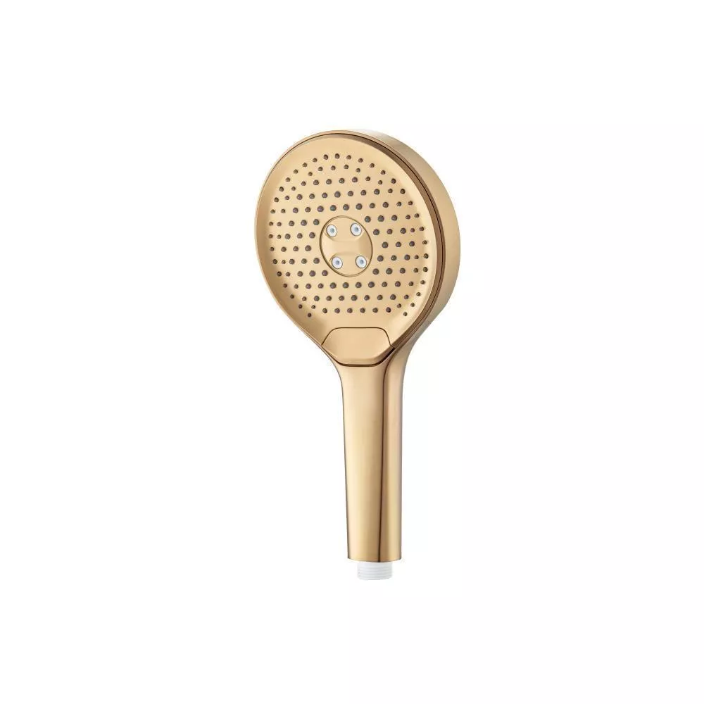 Brushed Bronze PVD 3-Function ABS Hand Held Shower Head - 125mm material