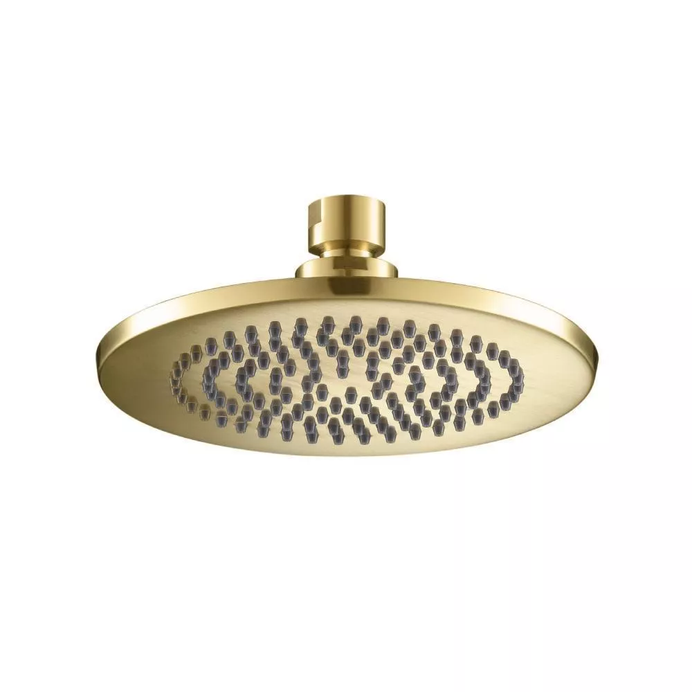 Satin Brass PVD 6" Solid Brass Showerhead / Rainhead material
