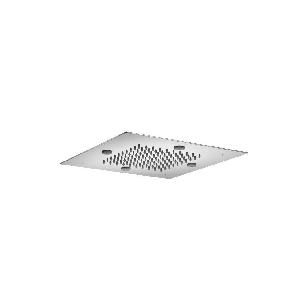 Chrome 12" Stainless Steel Flush Mount Rainhead With Mist Flow material