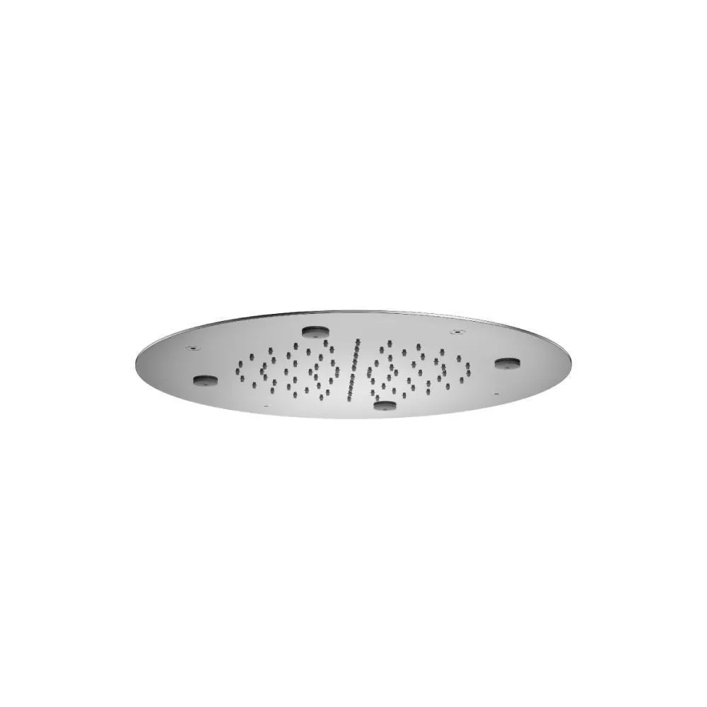 Chrome 15" Stainless Steel Flush Mount Rainhead With Mist Flow material