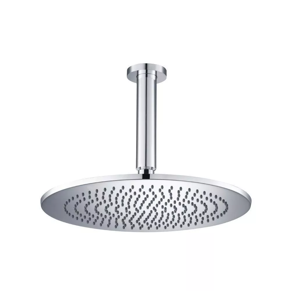 Chrome 12" Rain Head with 6" Ceiling Mount Arm material