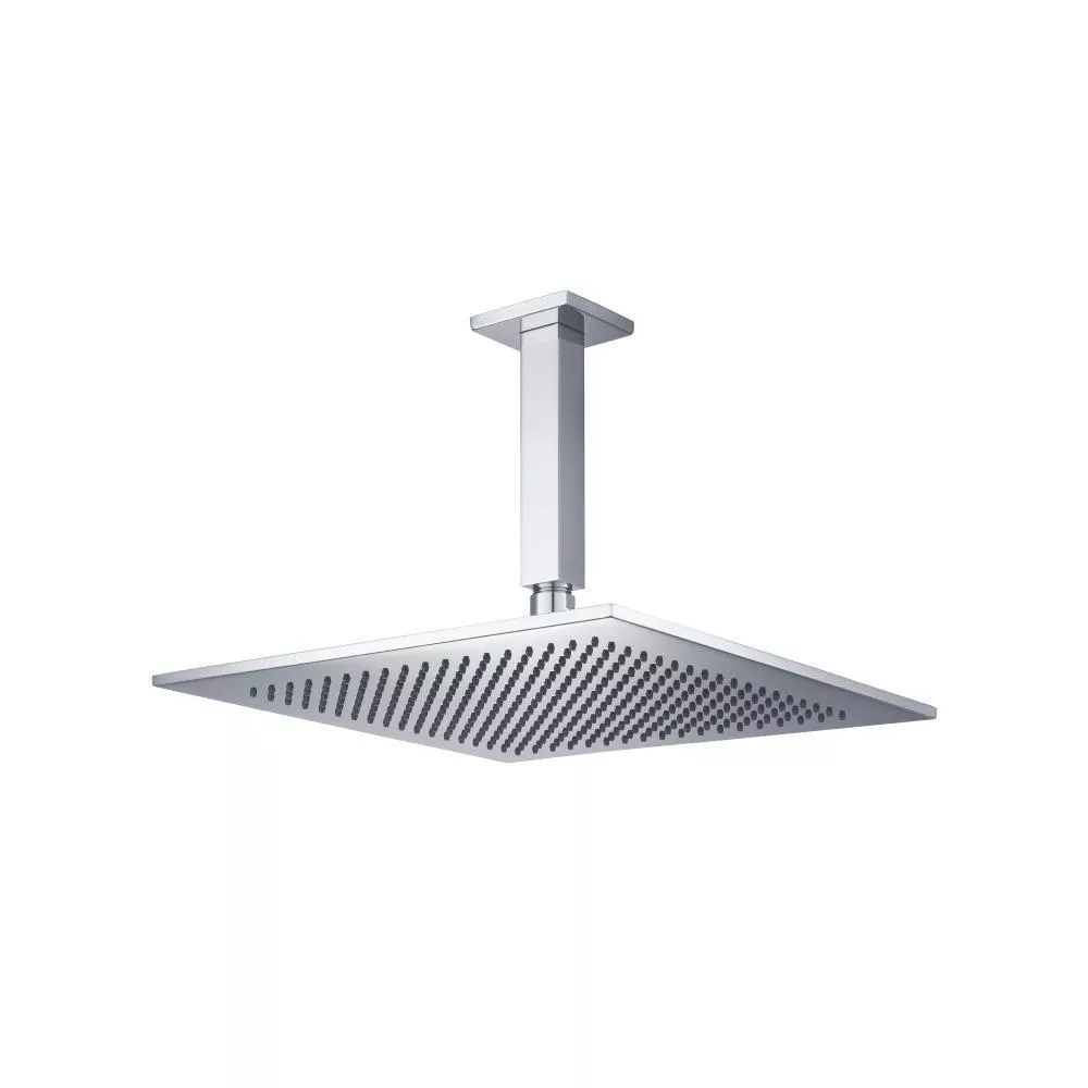 Chrome 12" Rain Head with 6" Ceiling Mount Arm material