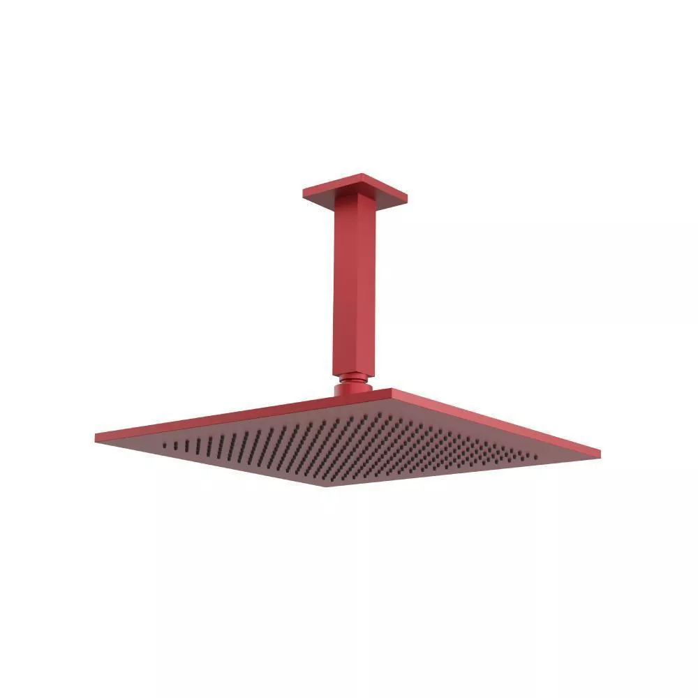 Crimson 12" Rain Head with 6" Ceiling Mount Arm material