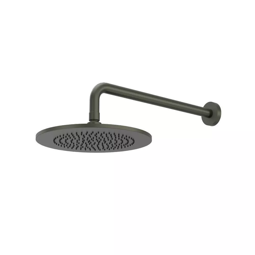 Dark Green 10" Rain Head with 16" Arm material