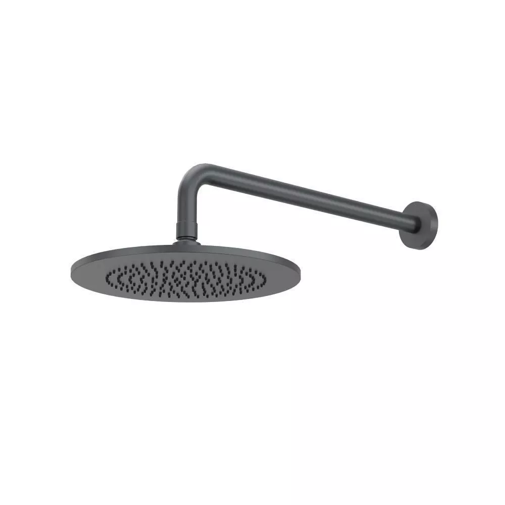 Rock Grey 10" Rain Head with 16" Arm material