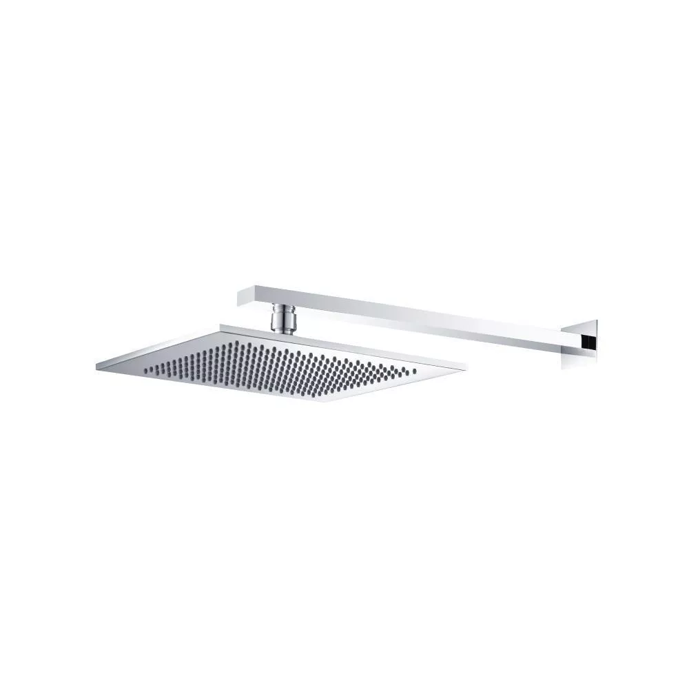 Chrome 10" Rain Head with 16" Arm material