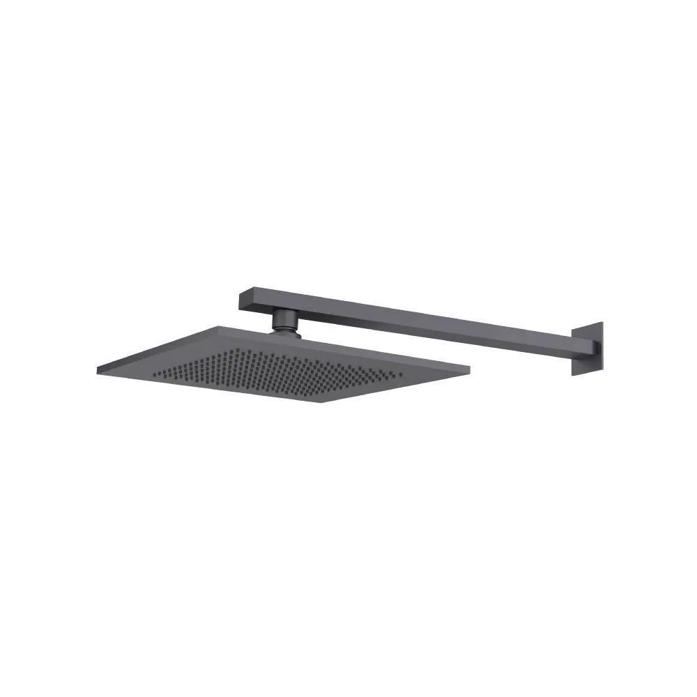 Dark Grey 10" Rain Head with 16" Arm material
