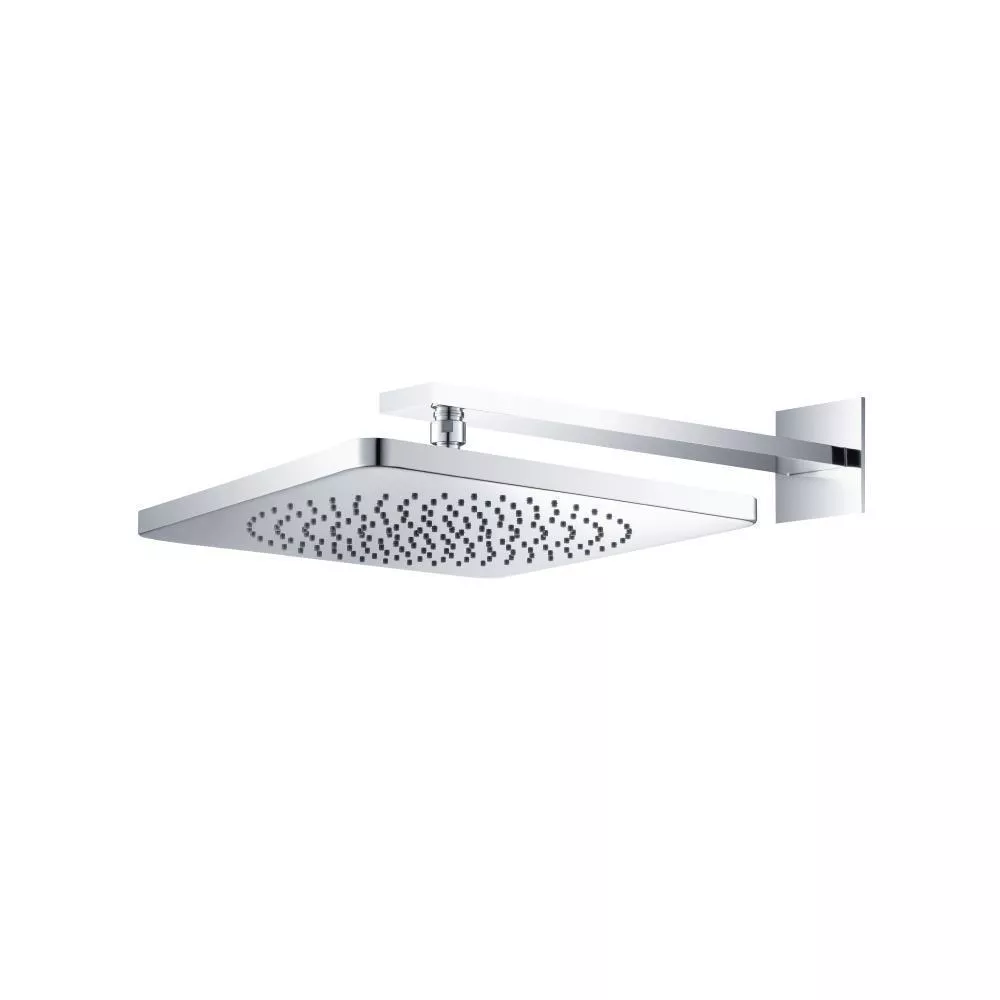 Chrome 12" Rain Head with 16" Arm material