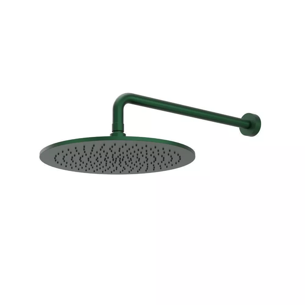 Leaf Green 12" Rain Head with 16" Arm material