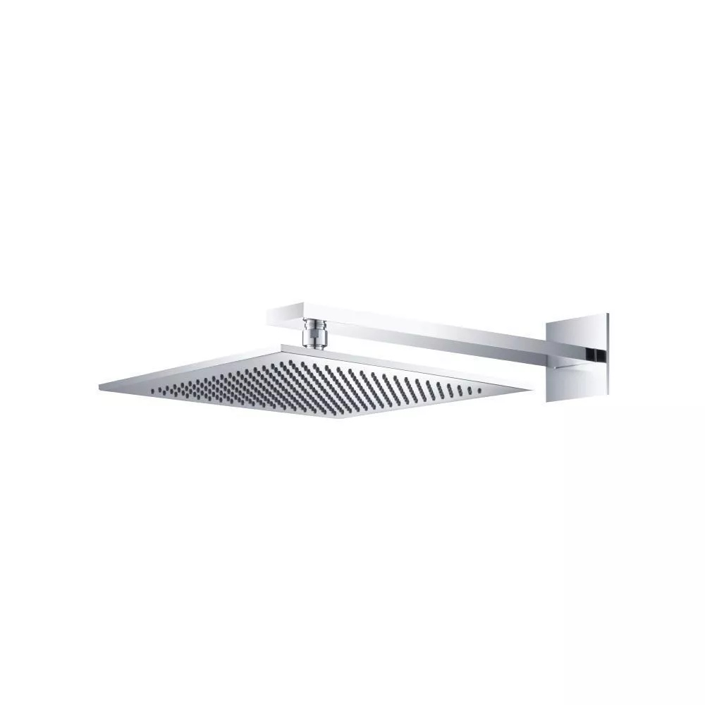 Brushed Nickel PVD 12" Rain Head with 16" Arm material