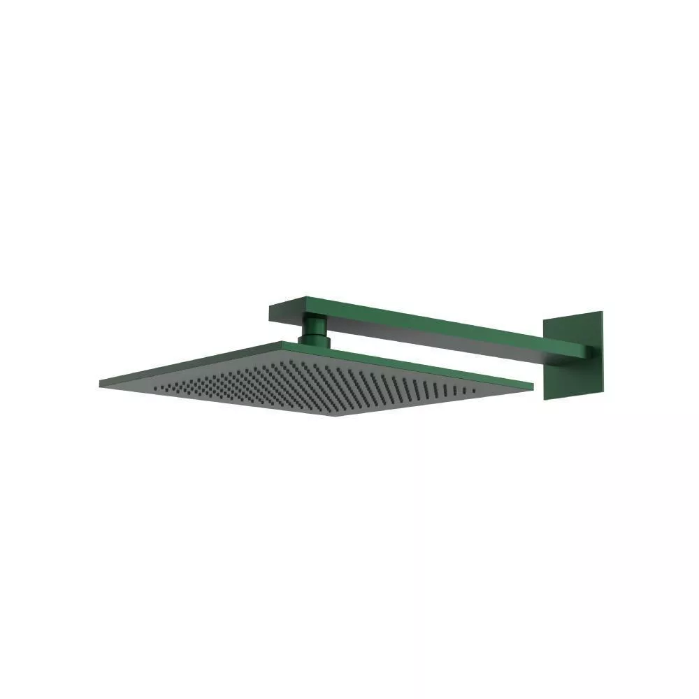 Leaf Green 12" Rain Head with 16" Arm material