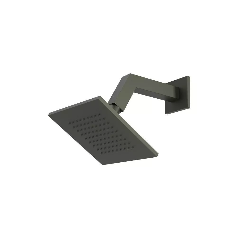 Dark Green 6" Rain Head with 7" Arm material