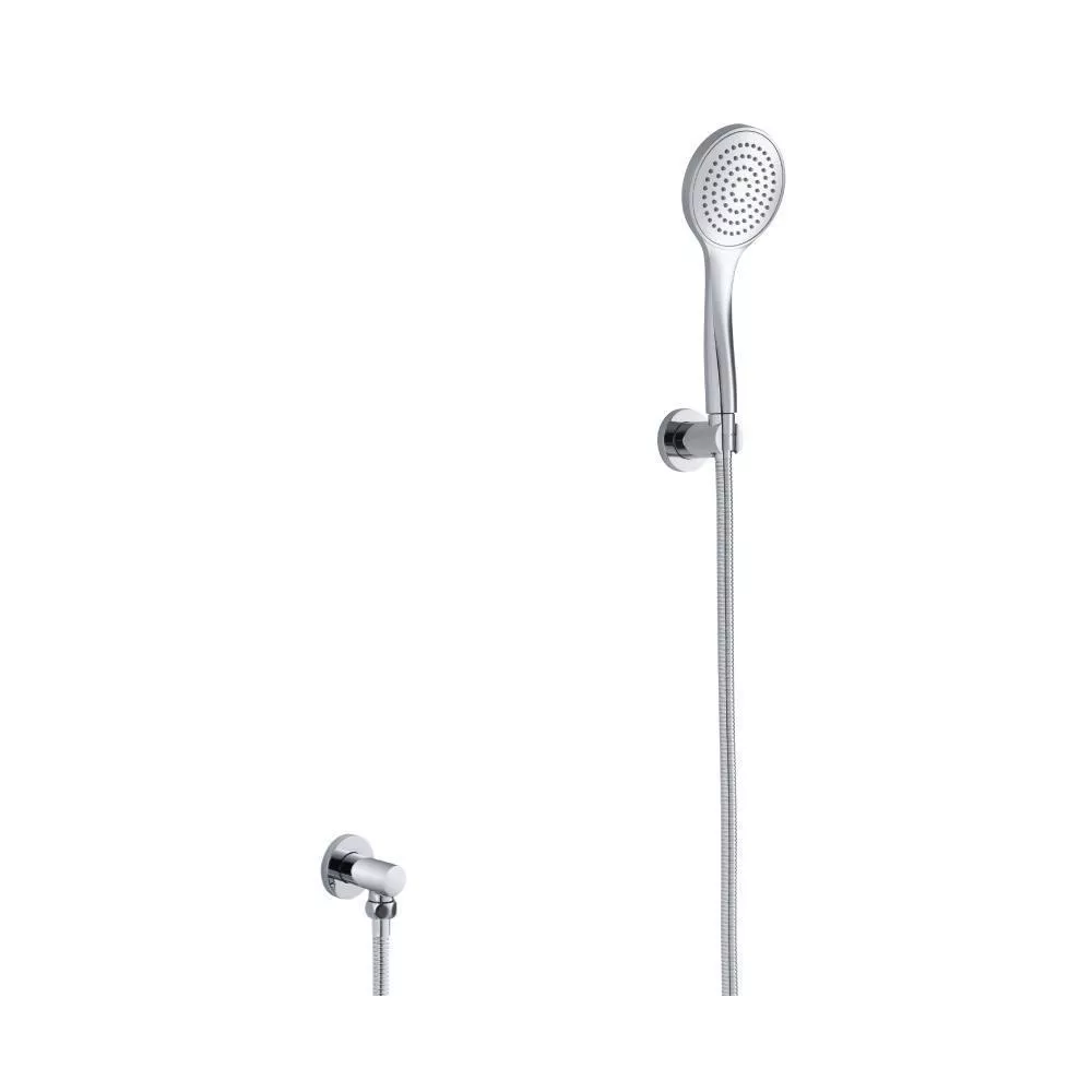 Chrome Hand Shower Set with Holder and Elbow material