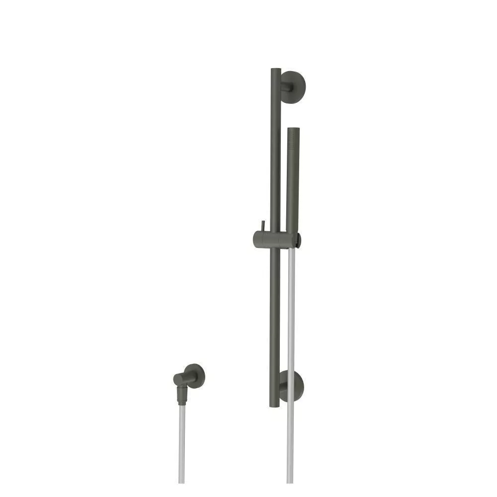 Gun Metal Grey Hand Shower Set with Slide Bar and Elbow material