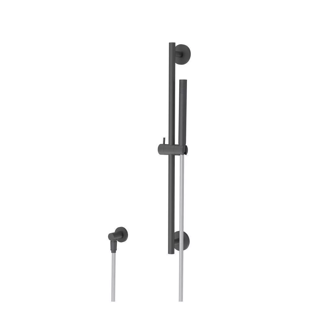 Rock Grey Hand Shower Set with Slide Bar and Elbow material
