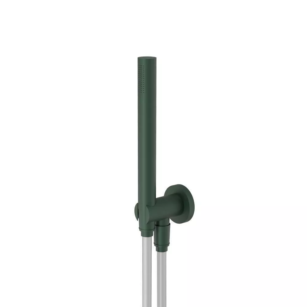 Leaf Green Hand Shower Set with Holder and Elbow Combo material