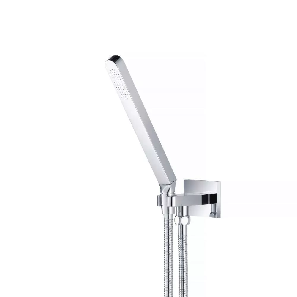 Chrome Hand Shower Set with Holder and Elbow Combo material