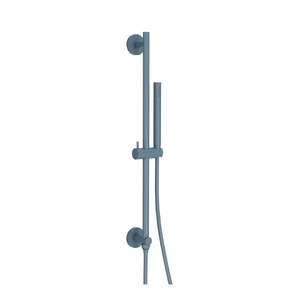 Blue Platinum Hand Shower Set with Slide Bar, Integrated Elbow & Hose material