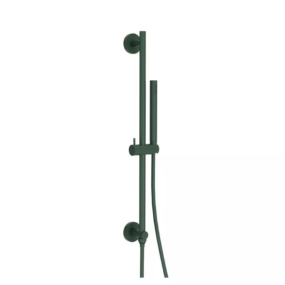Leaf Green Hand Shower Set with Slide Bar, Integrated Elbow & Hose material