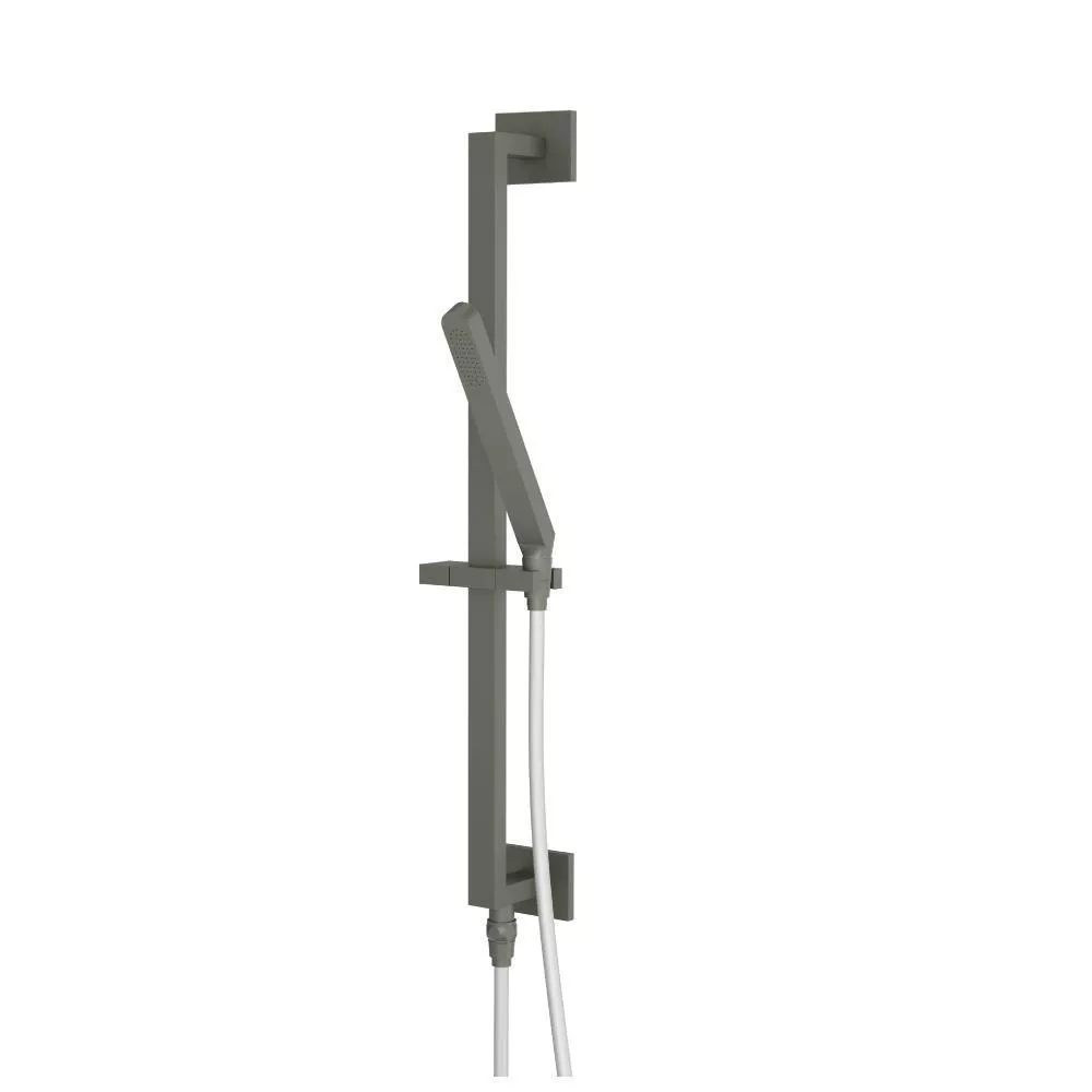 Gun Metal Grey Hand Shower Set with Slide Bar, Integrated Elbow & Hose material